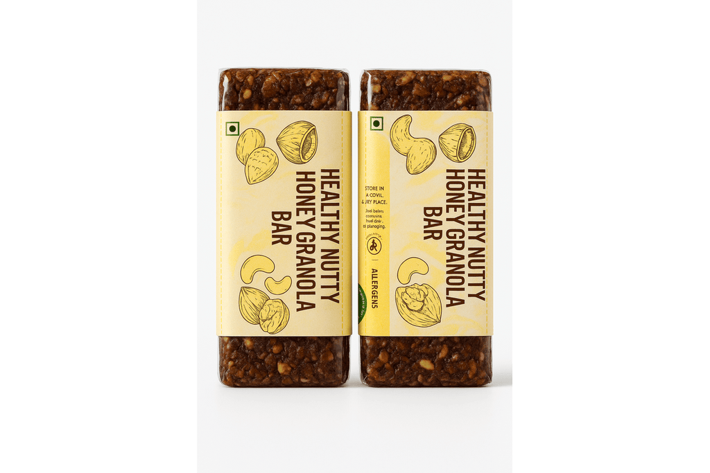 Healthy Nutty Honey Granola Bar