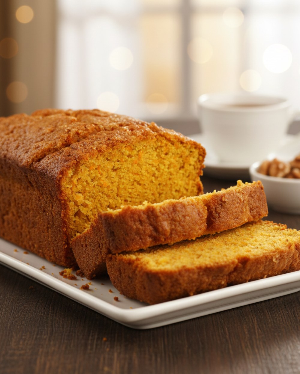 Whole Wheat Carrot Tea Cake