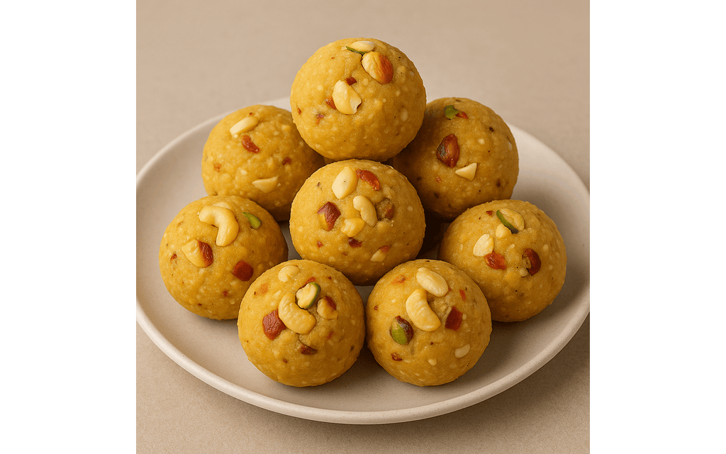 Besan Dry Fruits Laddu