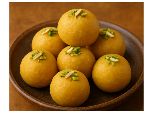 Desi Ghee Besan Laddu
